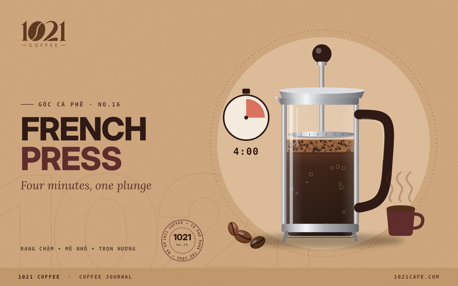 French press coffee: simple, full-bodied and hard to get wrong